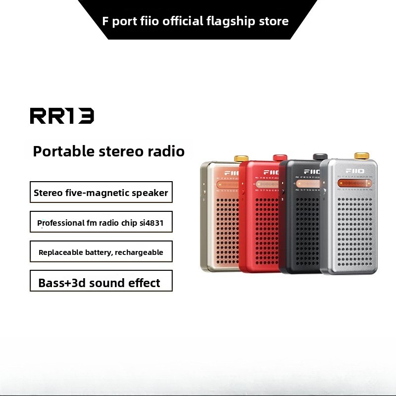 Portable Dac Dongle Usb C - FiiO Snowsky RR13 Dahili Hoparlörlü Taşınabilir