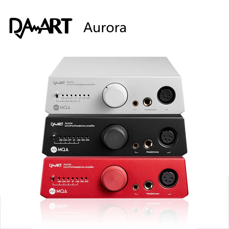 Dac With Headphone Amp Balanced - DAART Yulong Aurora MQA ESS9068AS*2 DAC