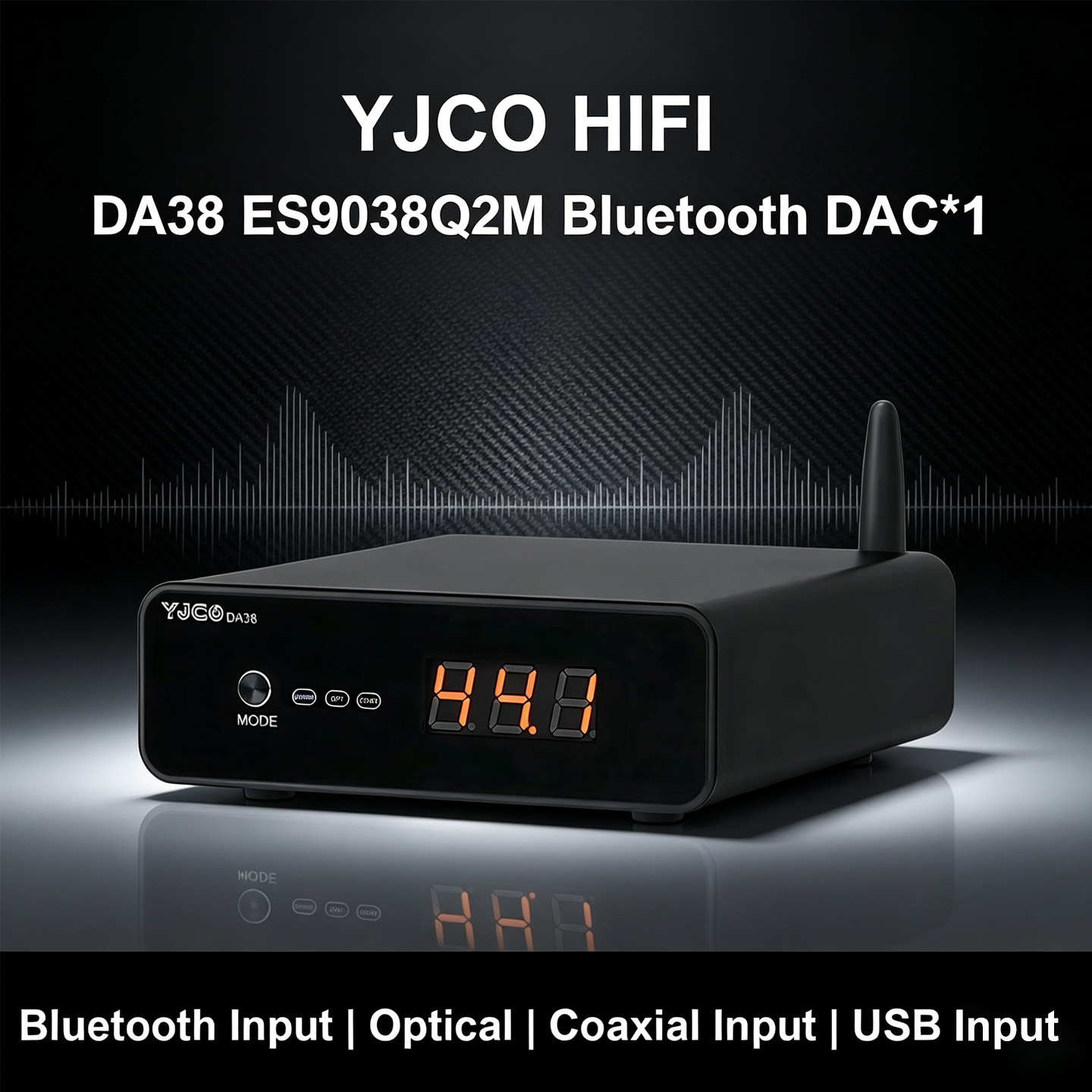 Dac Usb Coaxial Optical Bluetooth - YJCO HiFi ES9038Q2M DAC, Bluetooth 5.4